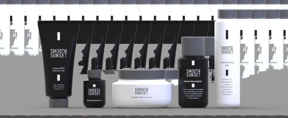 Smooth Sunset — Beauty Product Line