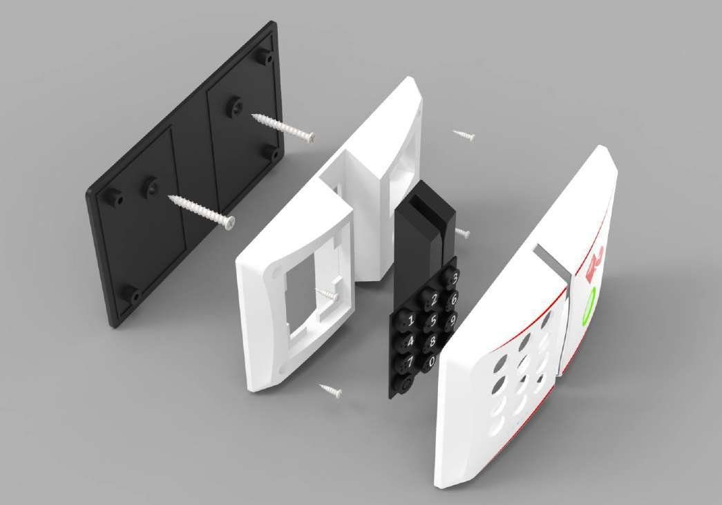 Smart Door Lock — Exploded View