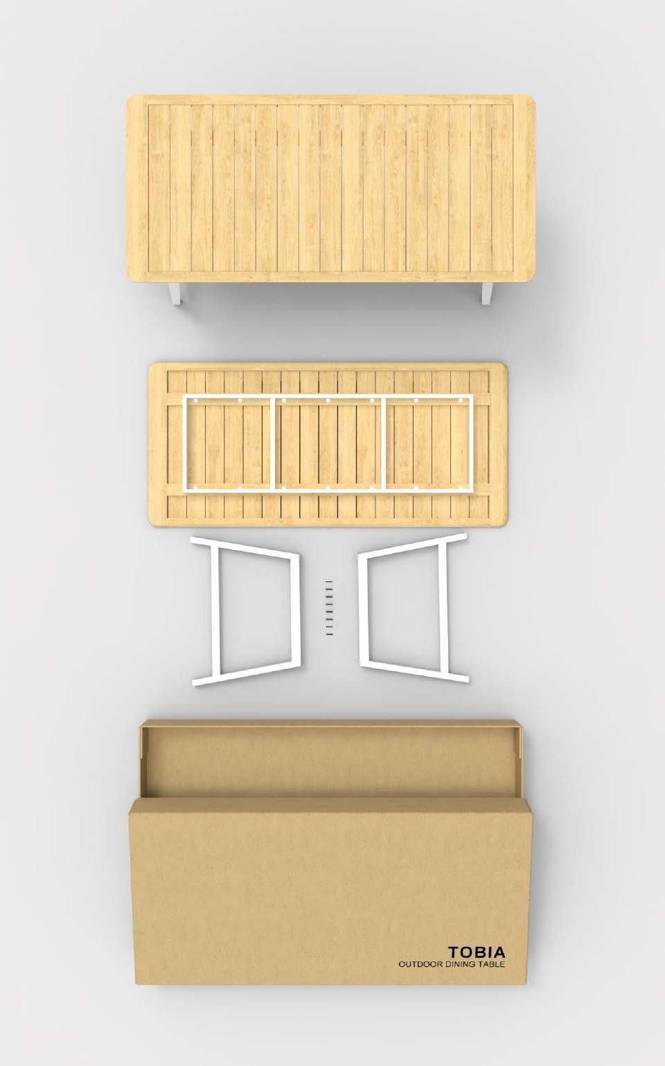 TOBIA — Outdoor Dining Table